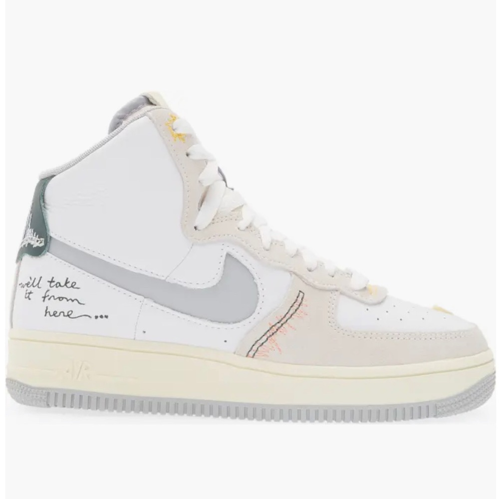 NIKE AIR FORCE 1 SCULPT WOLF GREY SUMMIT SIZE 8